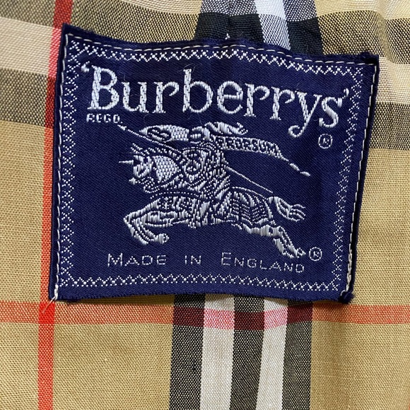 Vintage Burberry Trench w/Nova CHECK Lining🔥Made in 🇬🇧UPSCALE Details🔥GUC/C+ - Picture 10 of 16